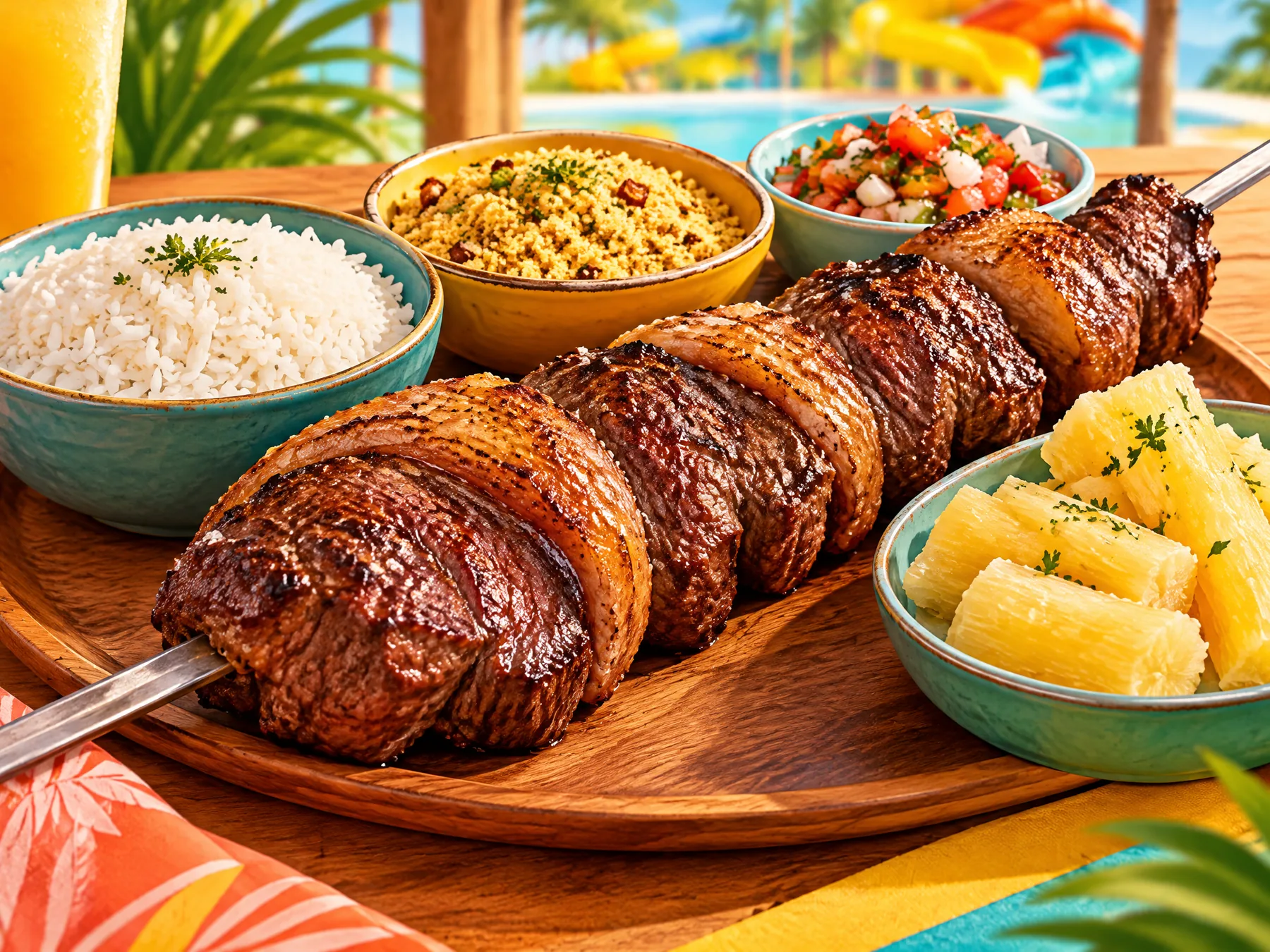 Picanha no espeto